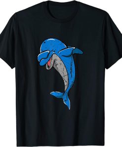 Men Women Cool Dabbing Dolphin Whale Cute Orca Dolphins T-Shirt