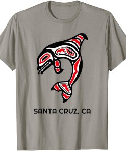 Native American Cruz Santa California Orca Killer Whale T-Shirt