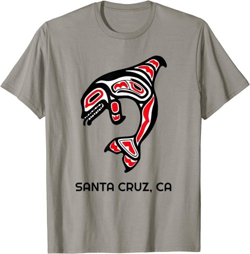 Native American Cruz Santa California Orca Killer Whale T-Shirt